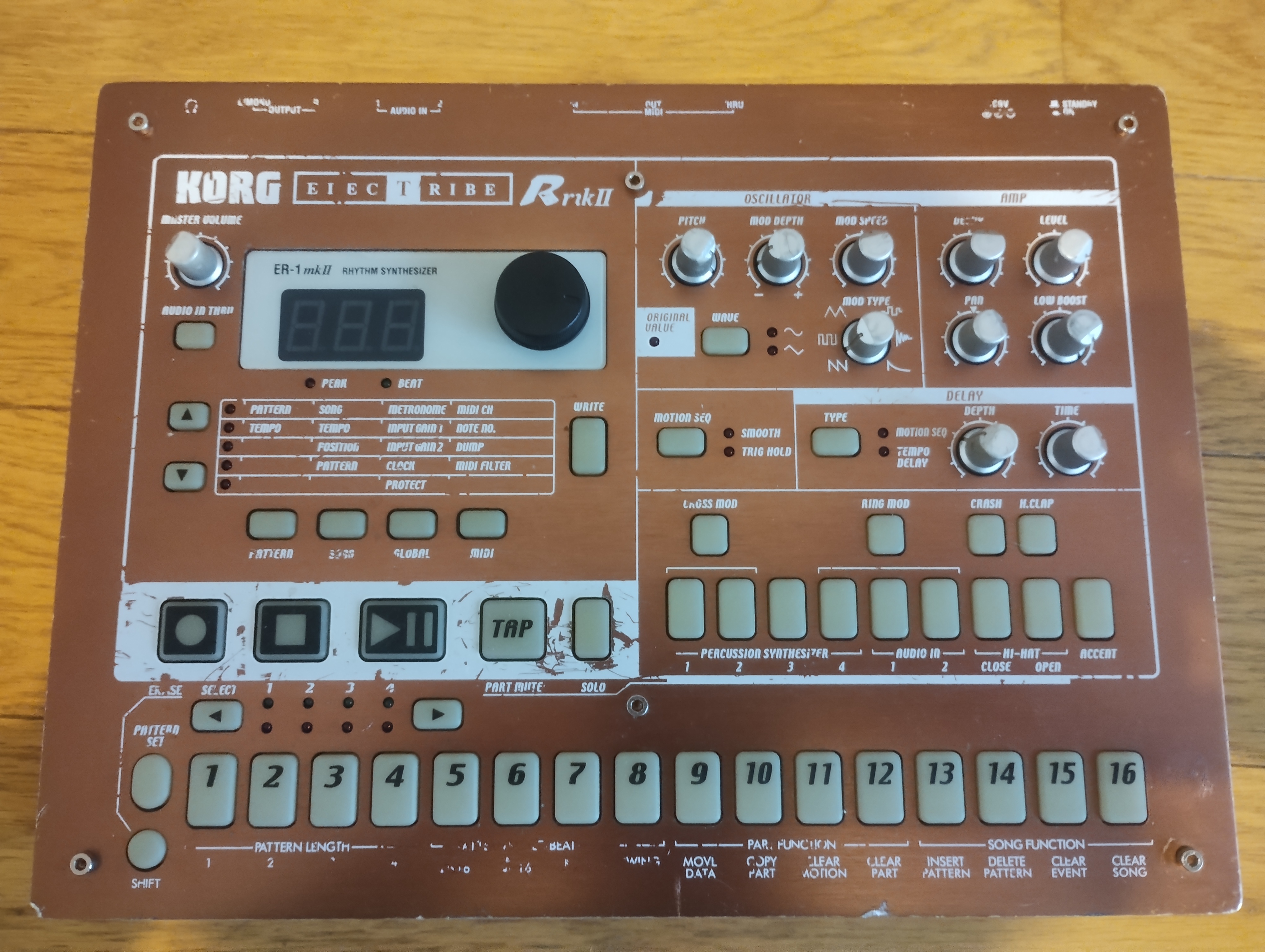 Réparation KORG Electribe R-mk II