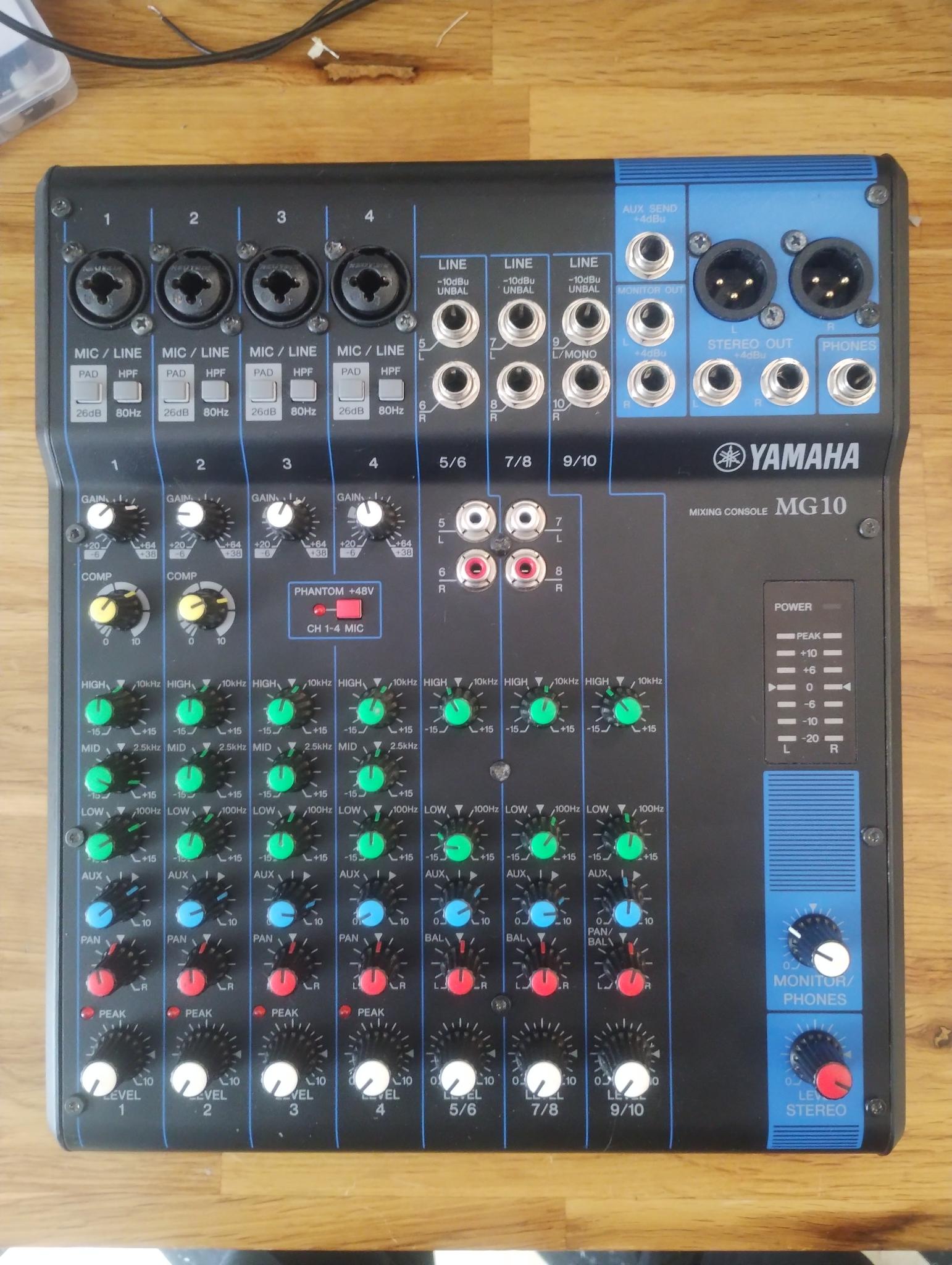 Réparation Yamaha MG10